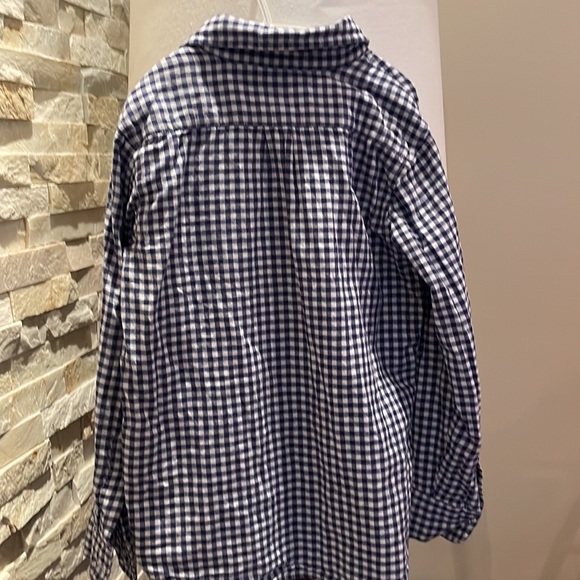 Gap blue and white checkered shirt - Picture 6 of 7